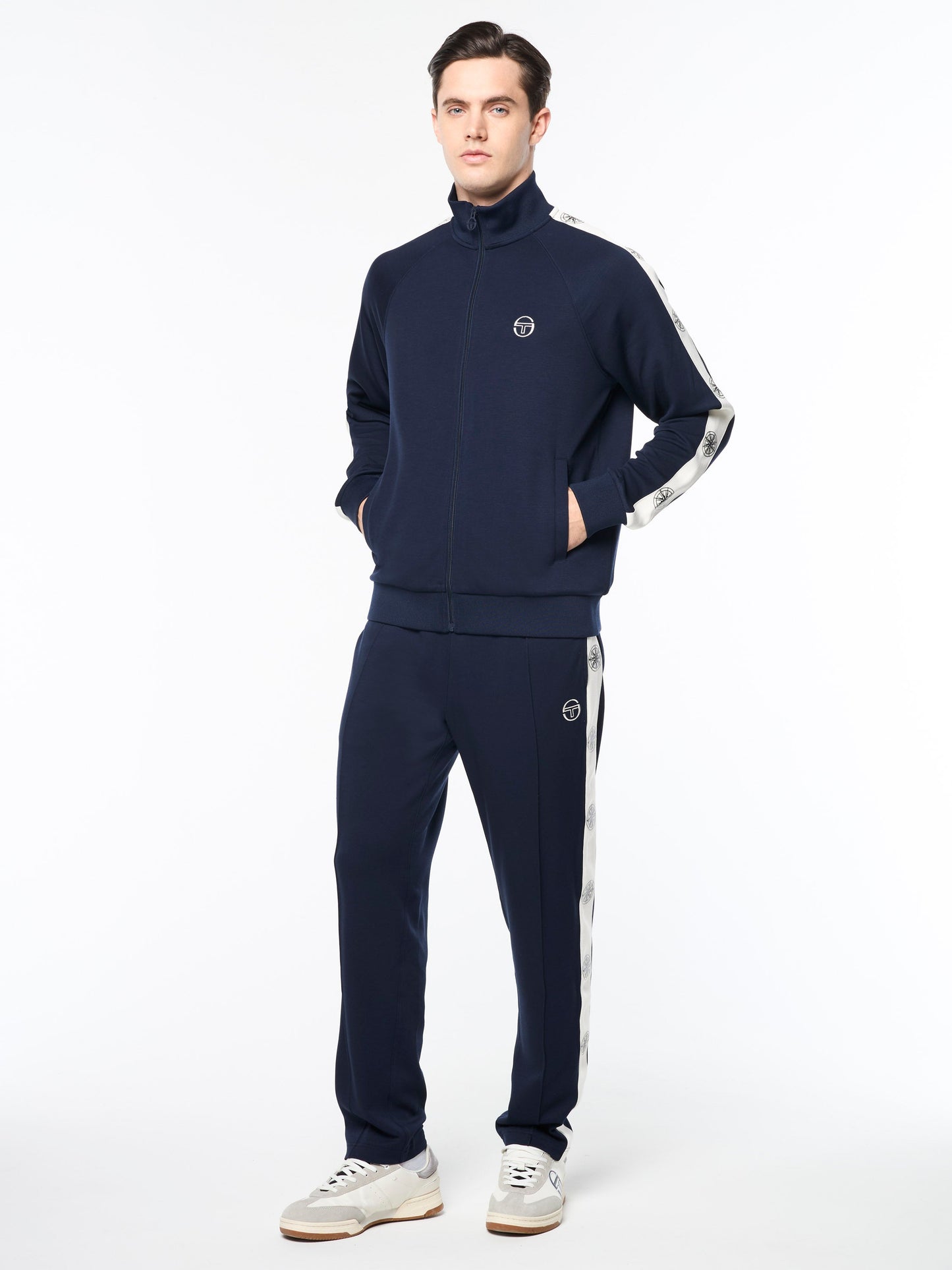 Bussola Track Jacket- Maritime Blue