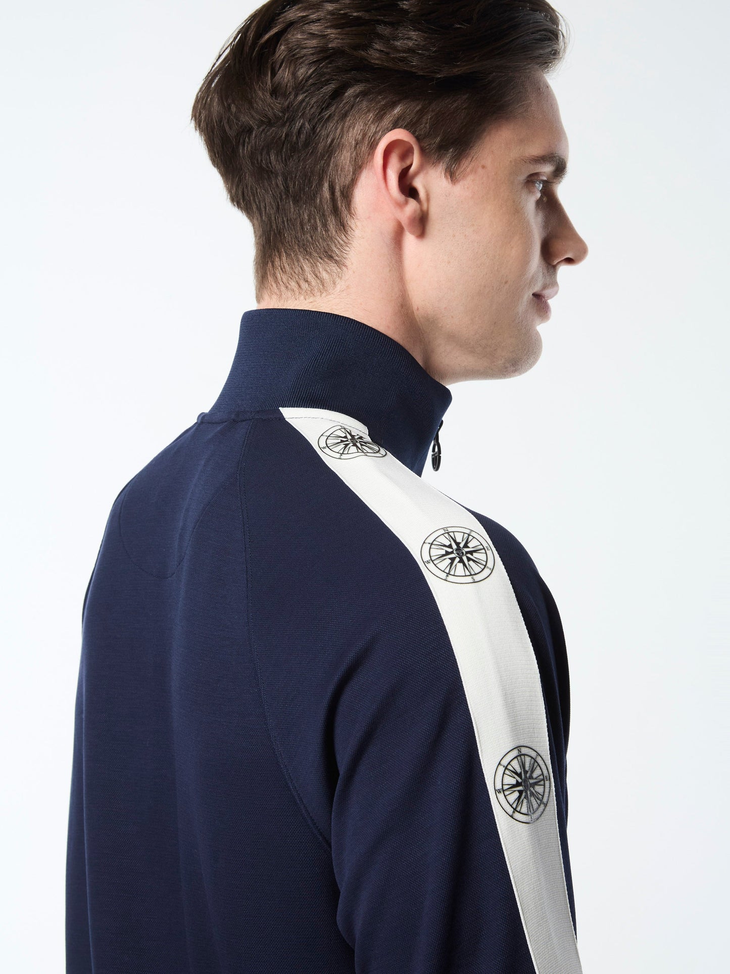 Bussola Track Jacket- Maritime Blue