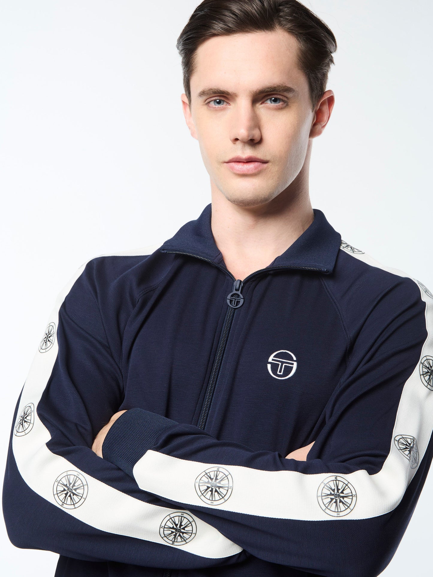 Bussola Track Jacket- Maritime Blue