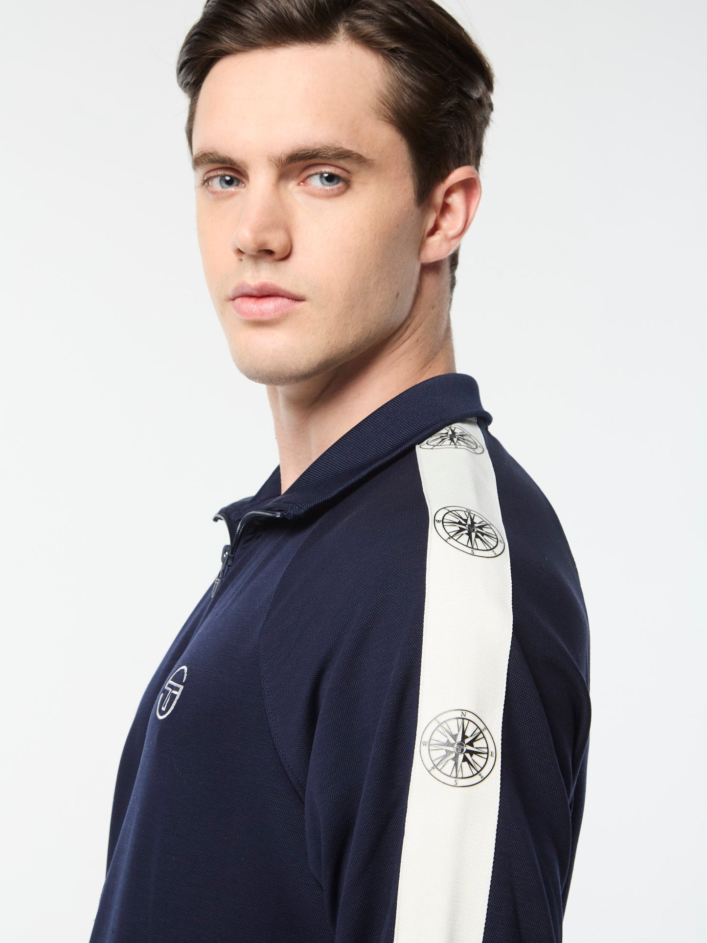 Bussola Track Jacket- Maritime Blue