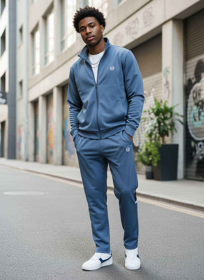 New Damarindo Track Pant- Blue Indigo