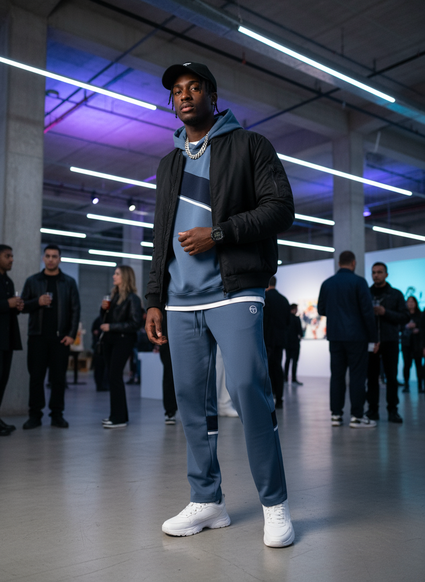 New Damarindo Track Pant- Blue Indigo