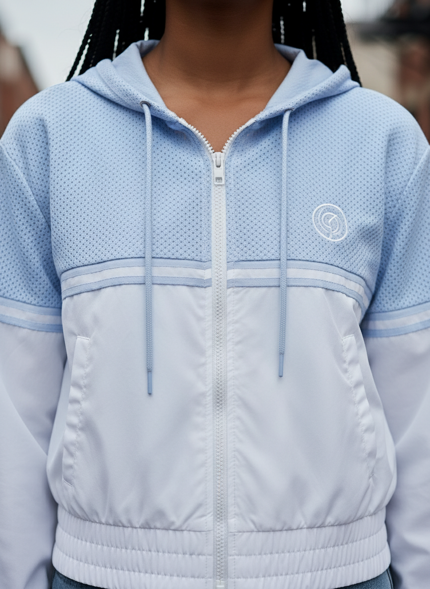 Angelina Track Jacket- Xenon Blue