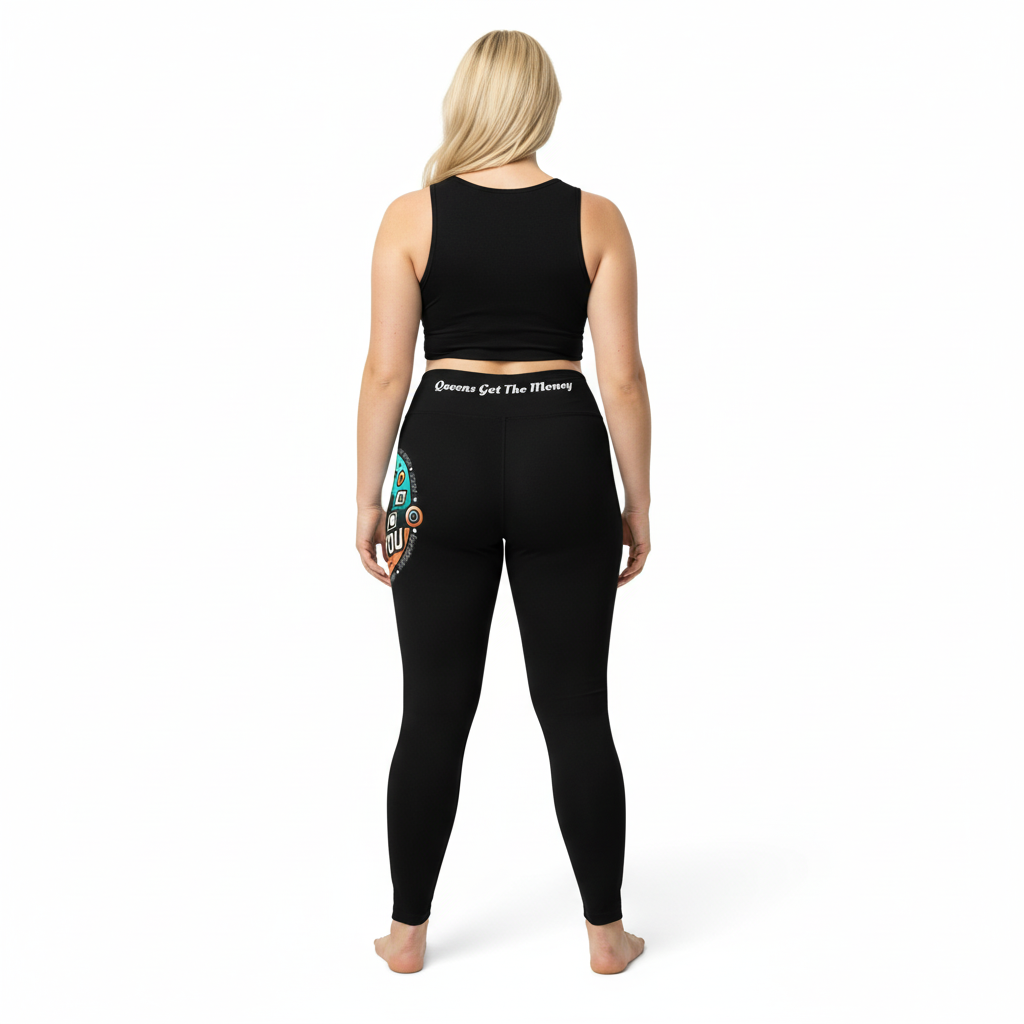 I Aint Gonna Hold You - Capri Leggings logo print