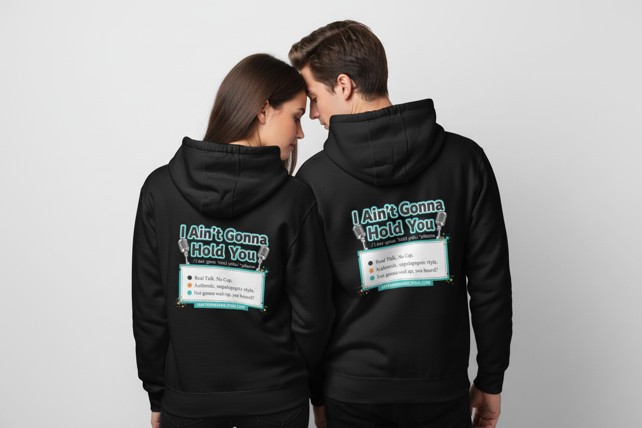 Unisex Hoodie - I Aint Gonna Hold You Logo