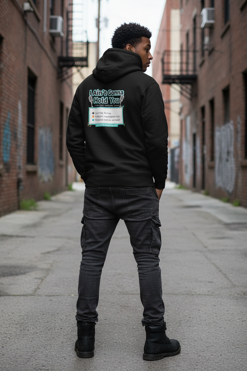 Unisex Hoodie - I Aint Gonna Hold You Logo