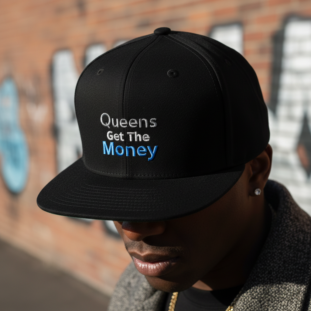 Queens Get The Money Snapback Cap