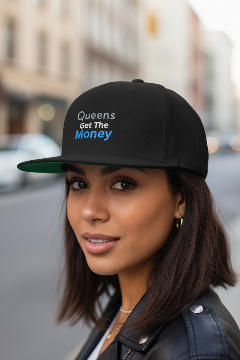 Queens Get The Money Snapback Cap
