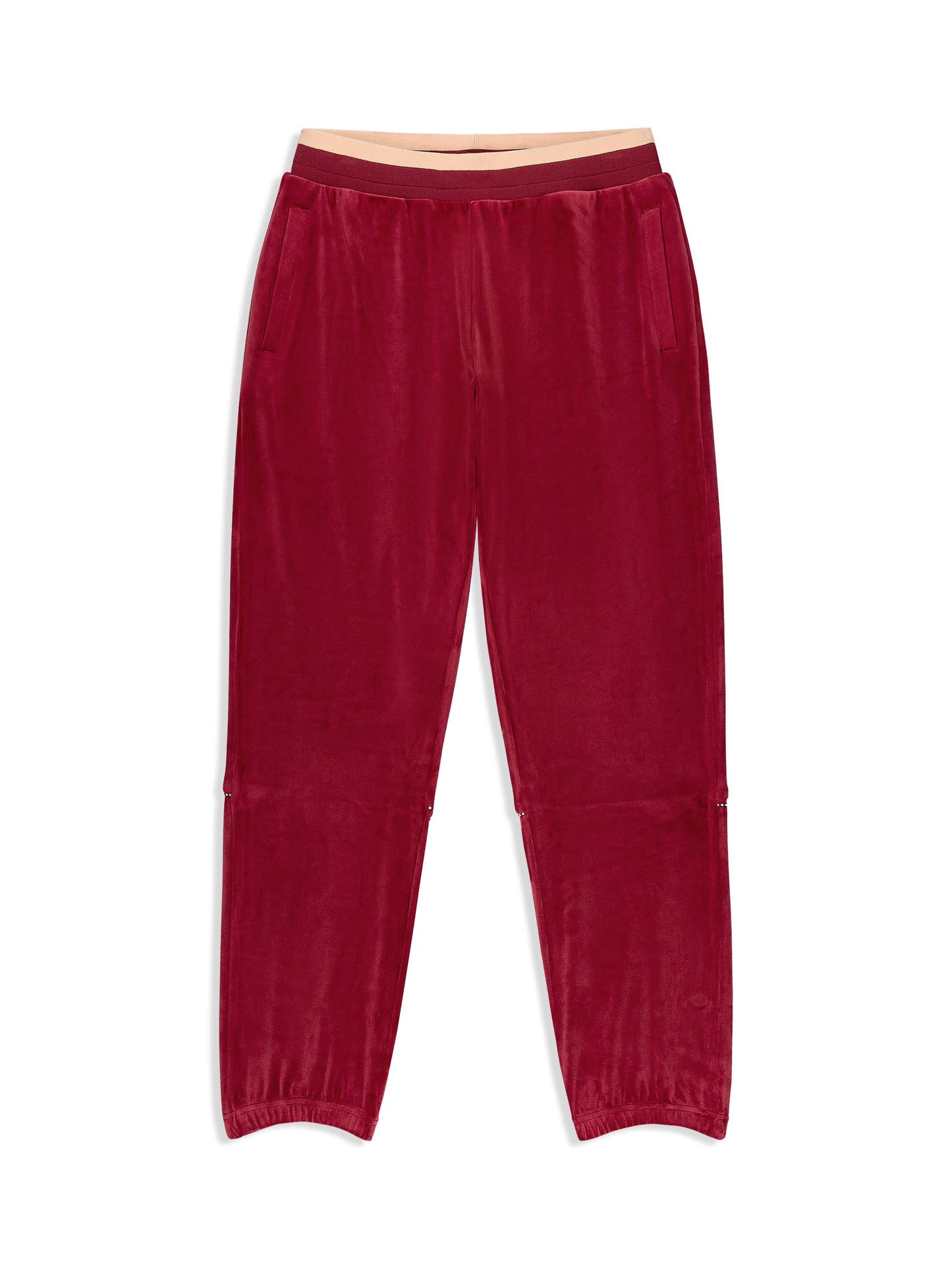 Leta Velour Pant- Rhubarb