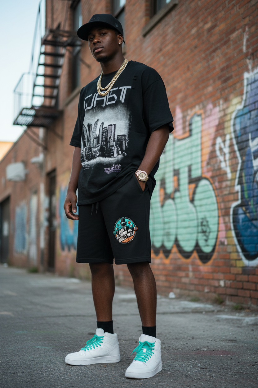 Men's fleece shorts